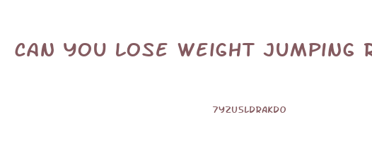 can you lose weight jumping rope everyday