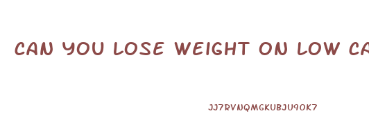 can you lose weight on low carb but not keto