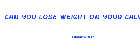 can you lose weight on your calves