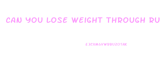 can you lose weight through running