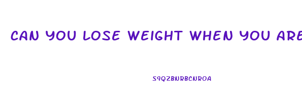 can you lose weight when you are pregnant