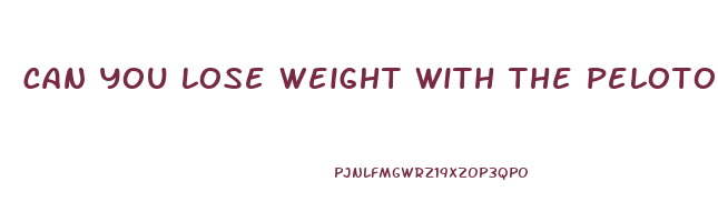 can you lose weight with the peloton bike