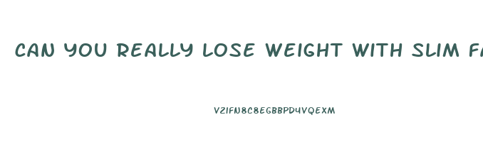 can you really lose weight with slim fast