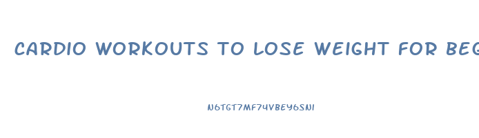 cardio workouts to lose weight for beginners