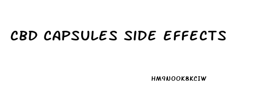 cbd capsules side effects