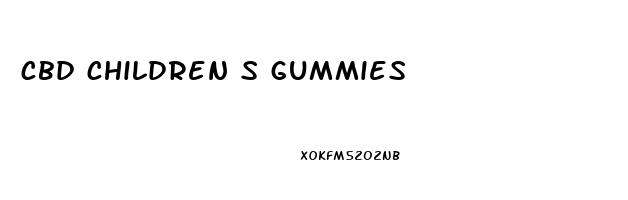 cbd children s gummies