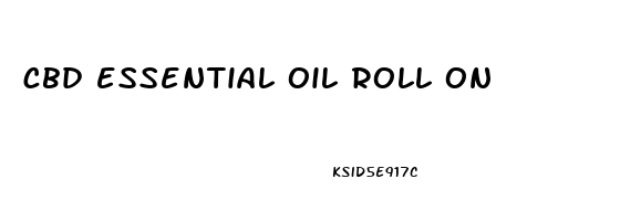 cbd essential oil roll on