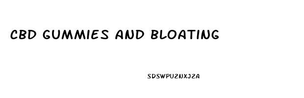 cbd gummies and bloating