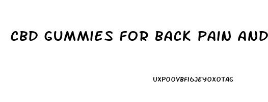 cbd gummies for back pain and inflammation