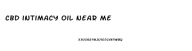 cbd intimacy oil near me