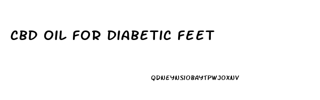 cbd oil for diabetic feet