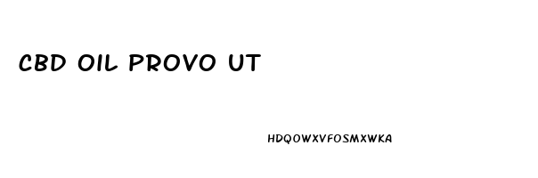 cbd oil provo ut