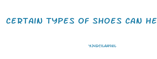 certain types of shoes can help you lose weight