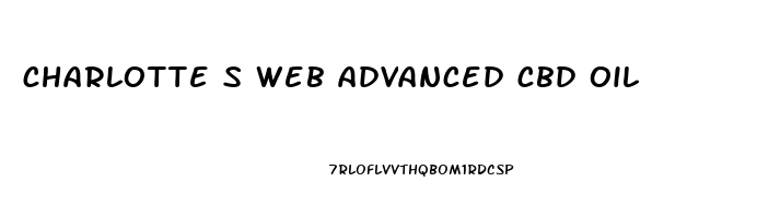 charlotte s web advanced cbd oil