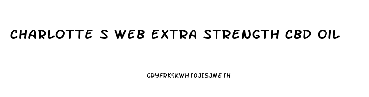 charlotte s web extra strength cbd oil