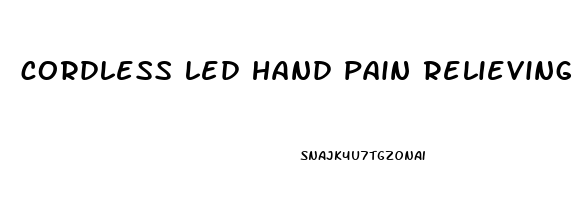 cordless led hand pain relieving mitt