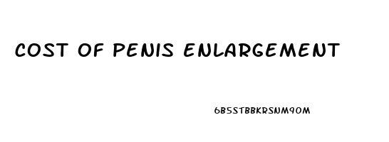 cost of penis enlargement