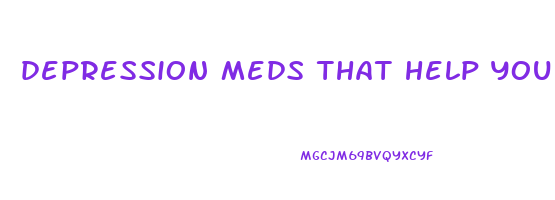 depression meds that help you lose weight