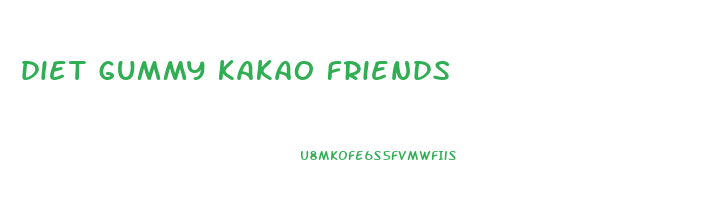 diet gummy kakao friends