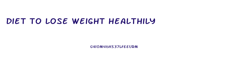 diet to lose weight healthily