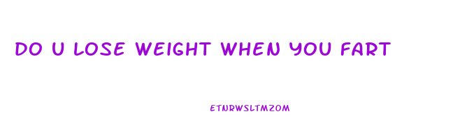 do u lose weight when you fart