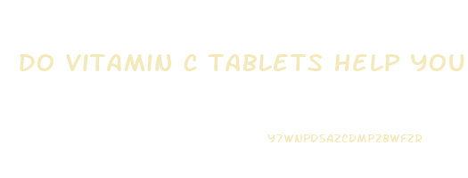 do vitamin c tablets help you lose weight