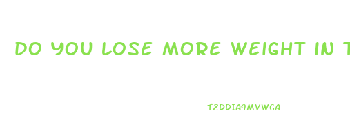 do you lose more weight in the winter