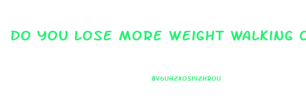 do you lose more weight walking or biking
