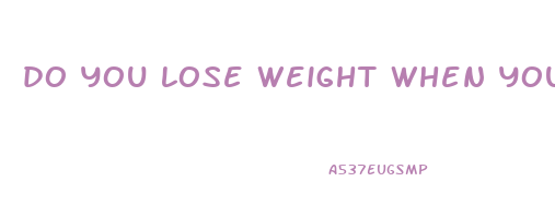 do you lose weight when you lose muscle