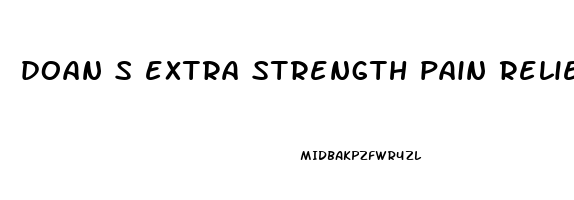 doan s extra strength pain relieving caplets