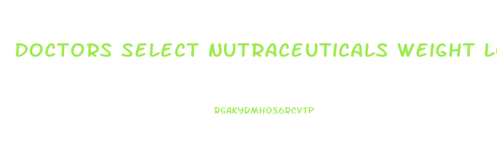 doctors select nutraceuticals weight loss gummies
