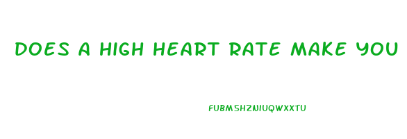 does a high heart rate make you lose weight