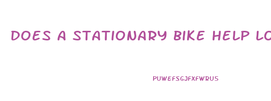 does a stationary bike help lose weight