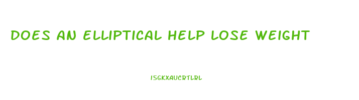 does an elliptical help lose weight