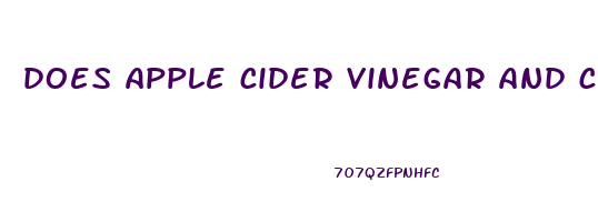 does apple cider vinegar and cranberry juice help lose weight