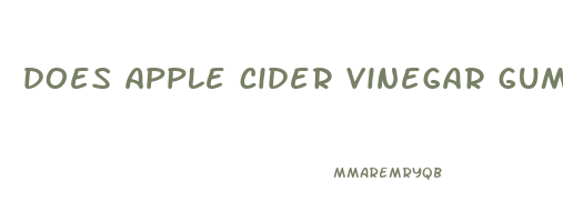 does apple cider vinegar gummies help with bv