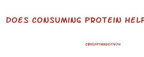 does consuming protein help lose weight