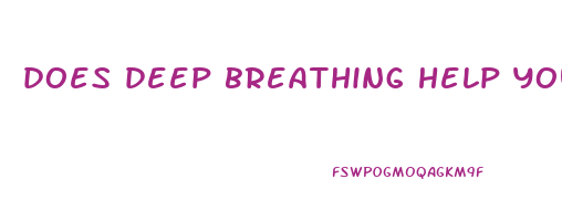 does deep breathing help you lose weight