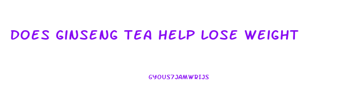 does ginseng tea help lose weight