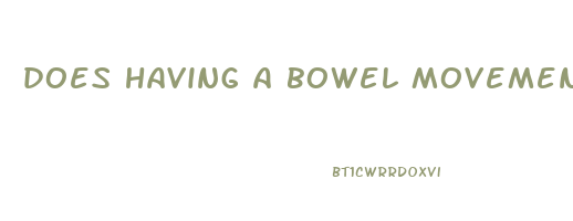 does having a bowel movement make you lose weight