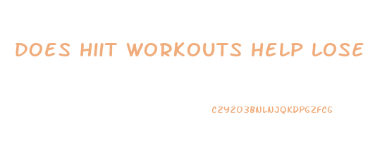 does hiit workouts help lose weight