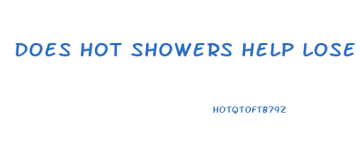 does hot showers help lose weight