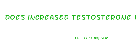 does increased testosterone help lose weight