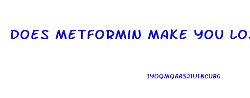 does metformin make you lose weight