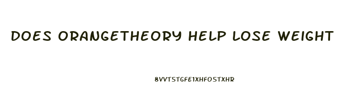 does orangetheory help lose weight