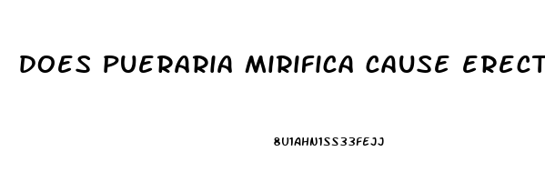 does pueraria mirifica cause erectile dysfunction