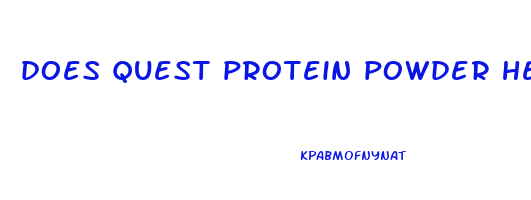 does quest protein powder help you lose weight