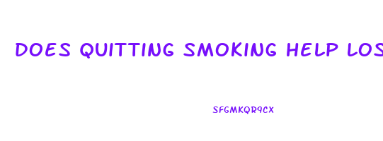 does quitting smoking help lose weight