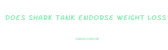 does shark tank endorse weight loss gummies