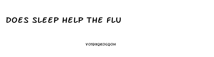 does sleep help the flu